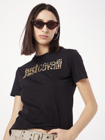 Tricou de la Just Cavalli pe negru