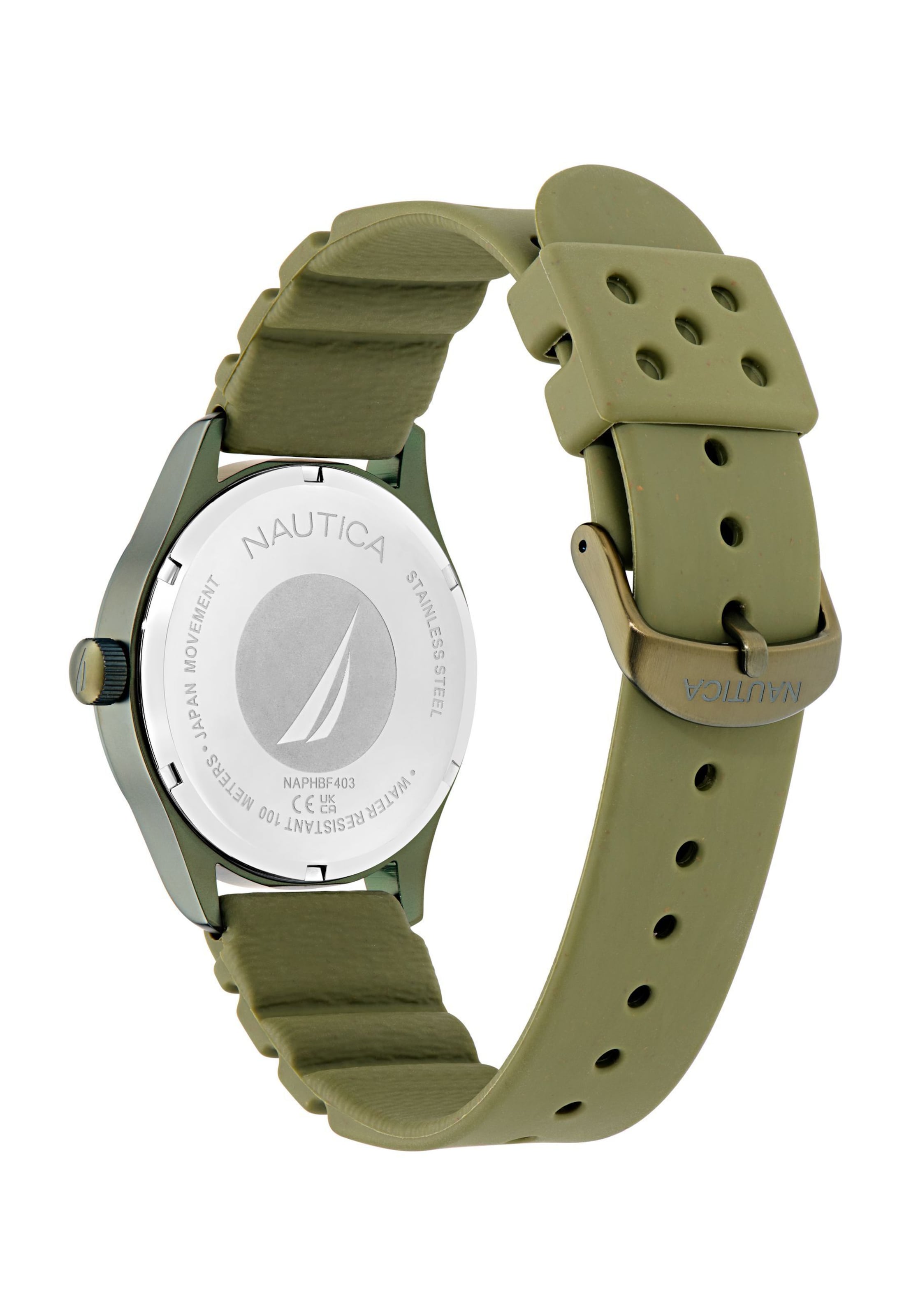 Montre à affichage analogique ' HANNAY BAY ' NAUTICA en vert