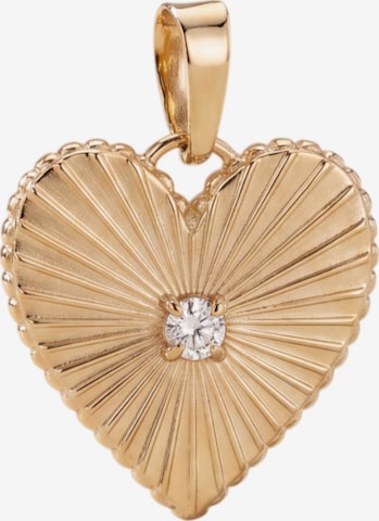 PURELEI - Colgante 'Shining Heart' en oro: frente