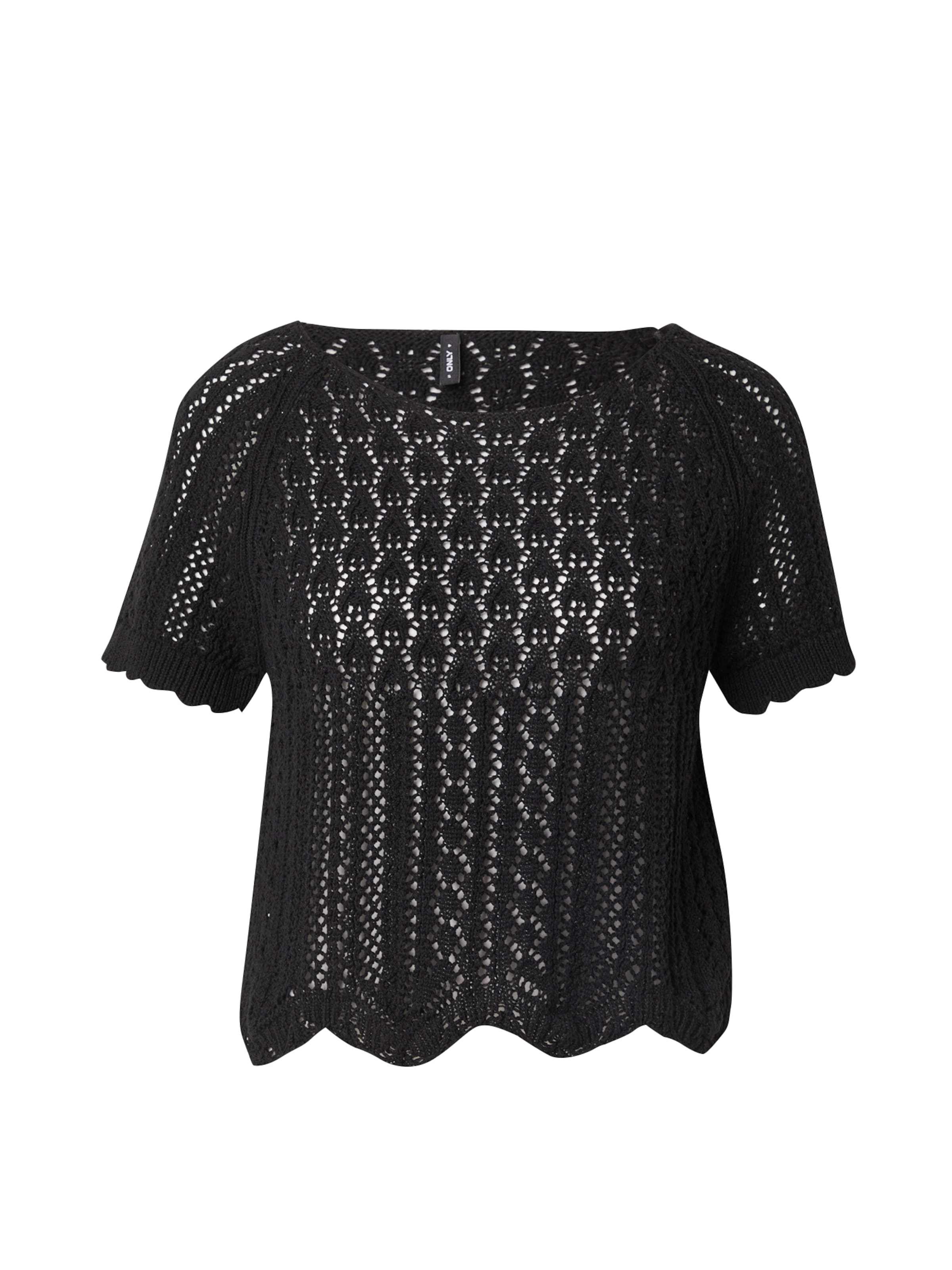 Pull-over 'ONLNOLA' ONLY en noir : devant