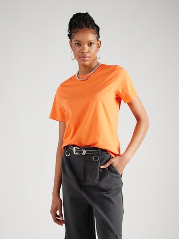 PIECES Shirt 'RIA' in Oranje: voorkant