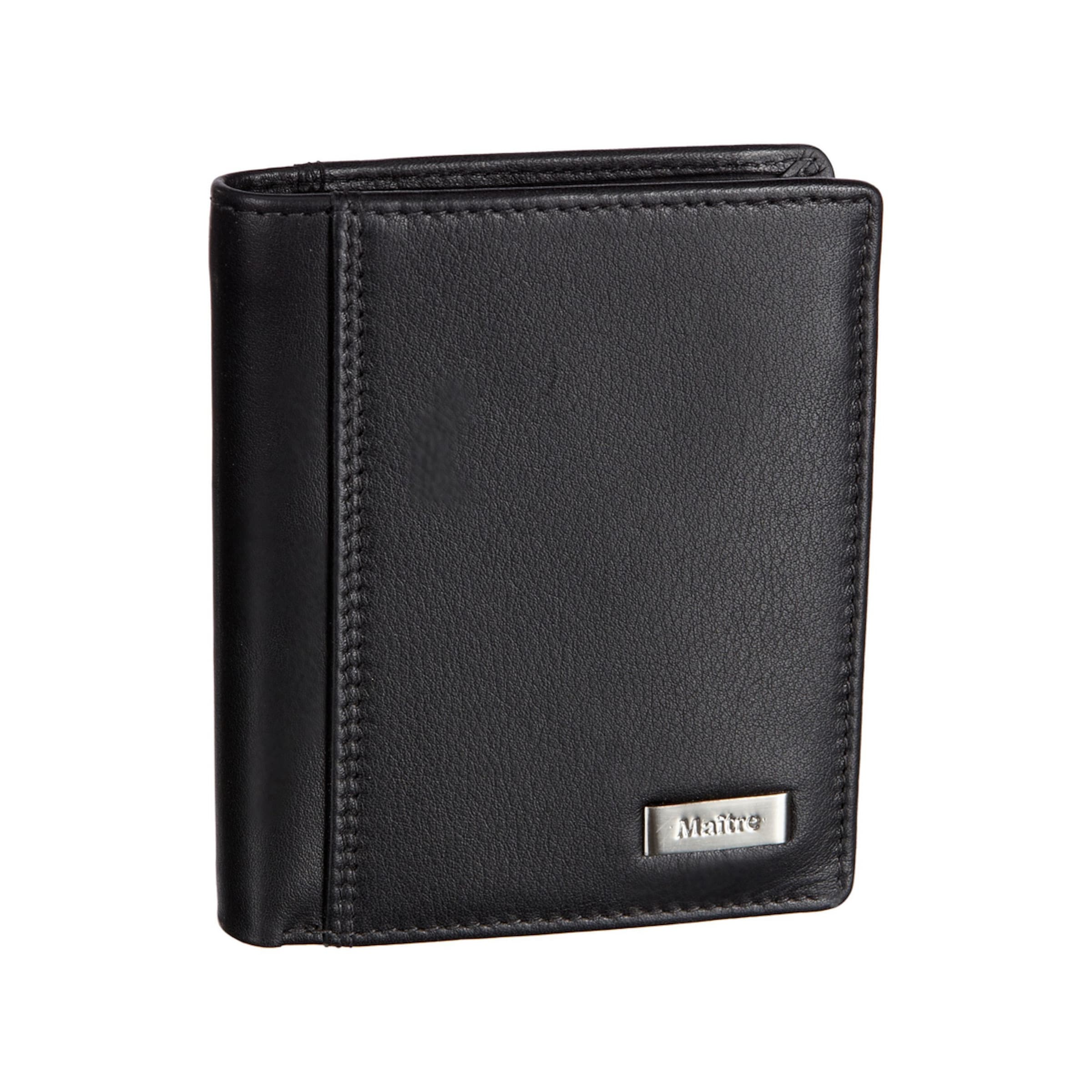 Maître Wallet 'Fusto Helge' in Black: front