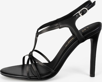 Sandales 'MOONLIGHT GLOW' L37 HANDMADE SHOES en noir : devant