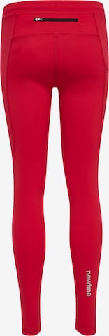 Coupe slim Pantalon de sport Newline en rouge