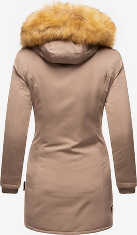 MARIKOO Vinterparkas 'Karmaa' i beige