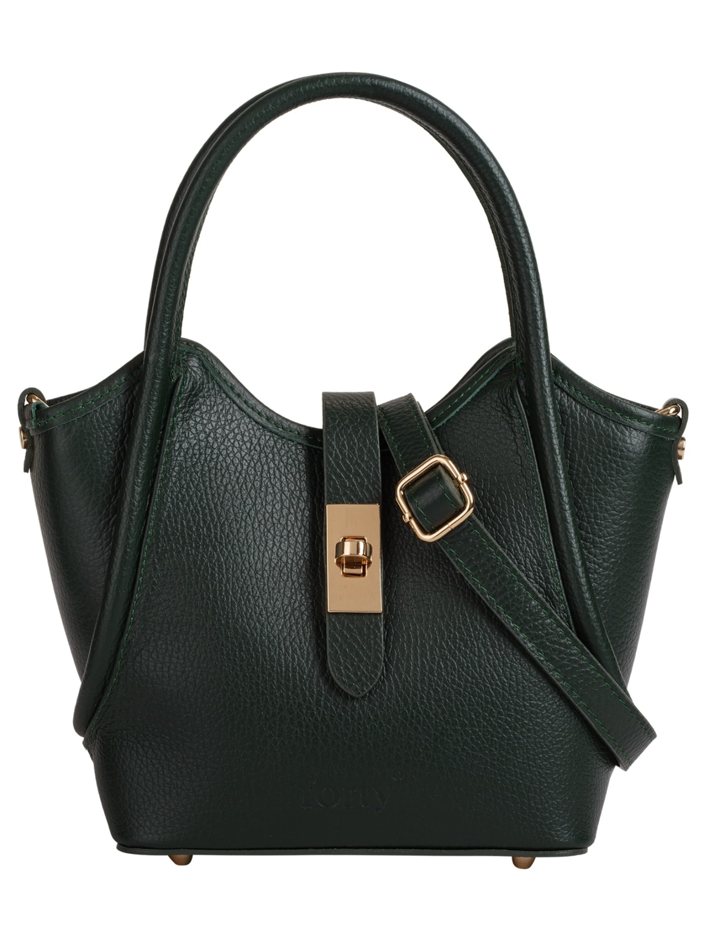 forty° - Bolso de mano 'CALDRINA - S' en verde: frente