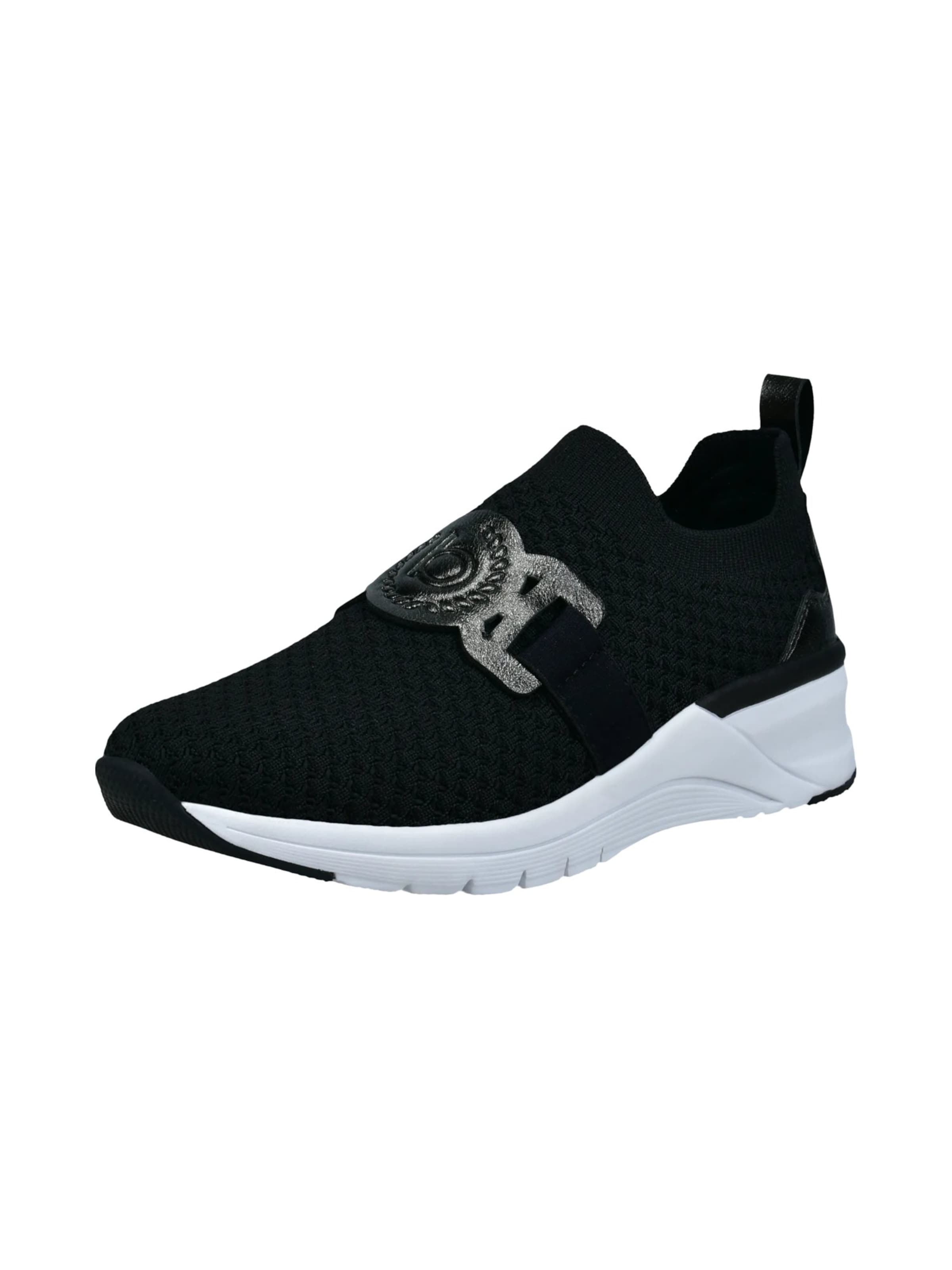 Slip on bugatti en noir : devant