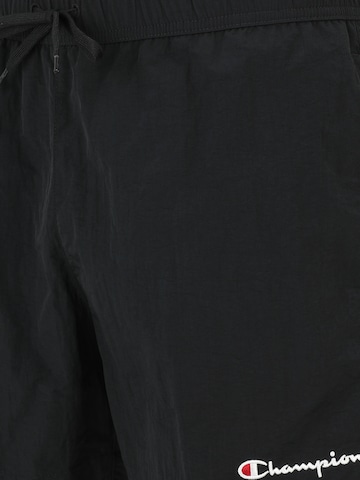 Champion Authentic Athletic Apparel Kratke kopalne hlače | črna barva