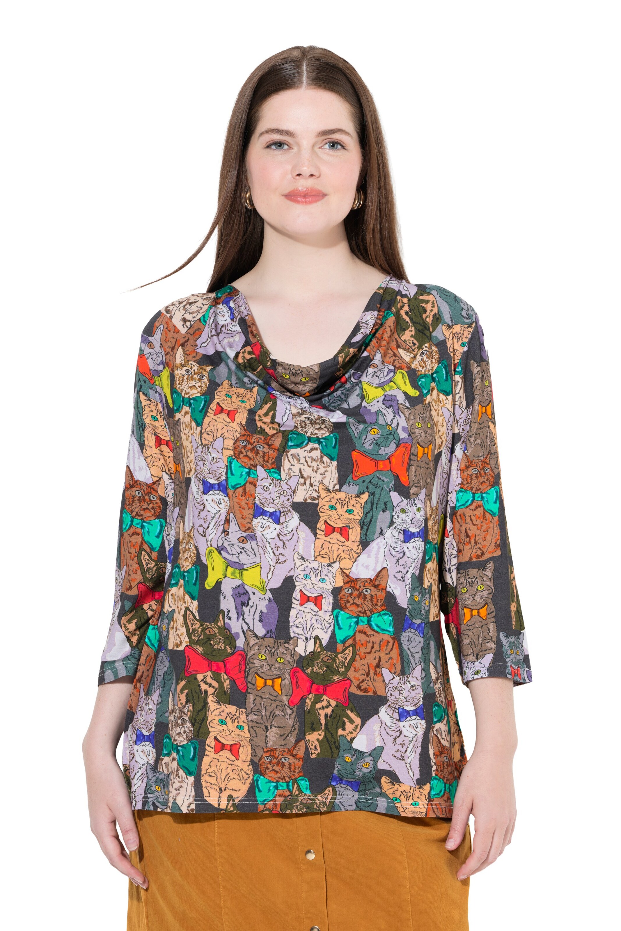 Ulla Popken Shirt in Mixed colours: front