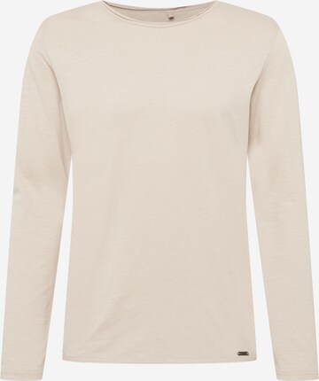 Coupe regular T-Shirt 'CHEESE' Key Largo en beige : devant