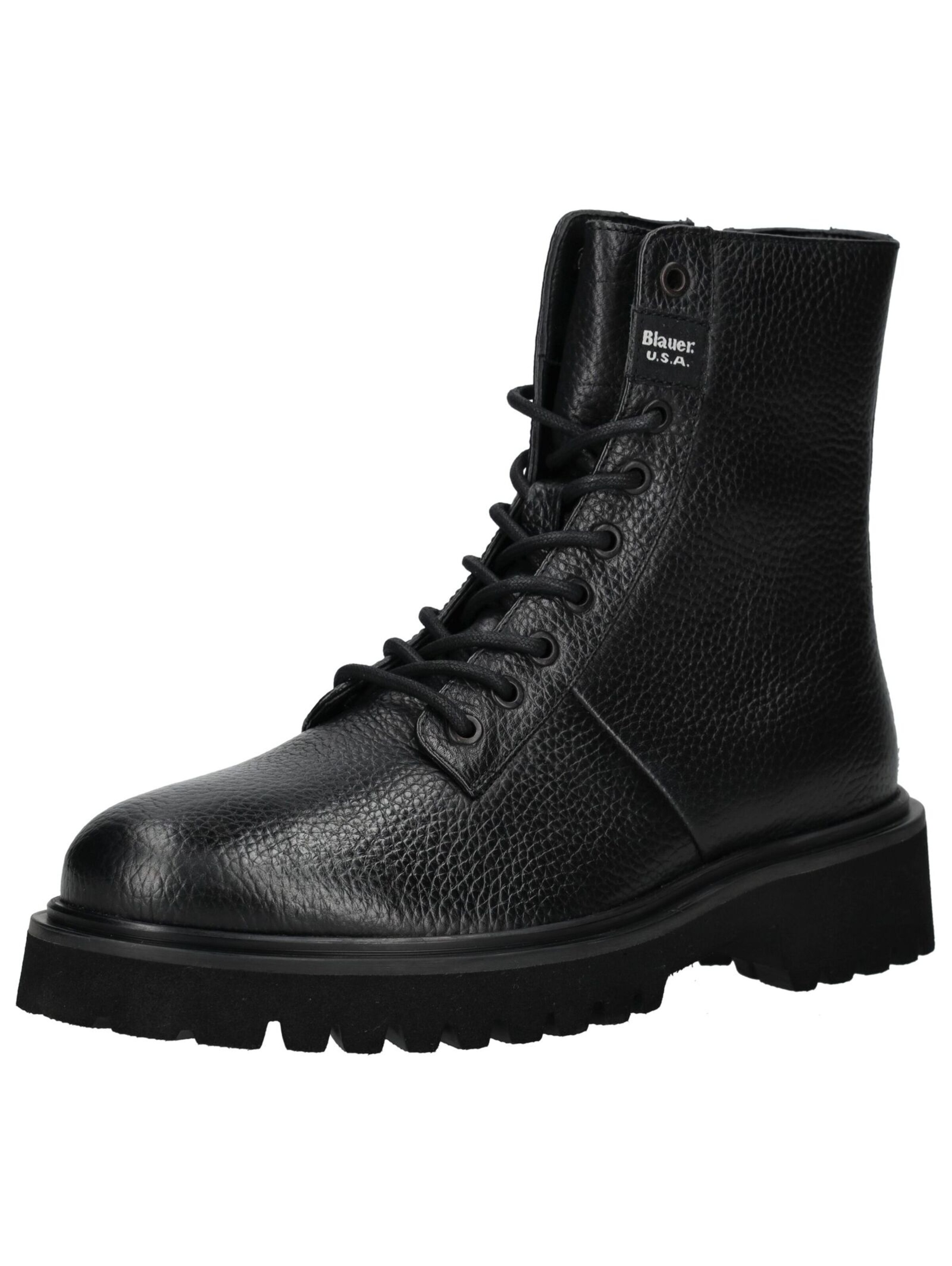 Blauer.USA Veterlaarzen in Zwart: voorkant