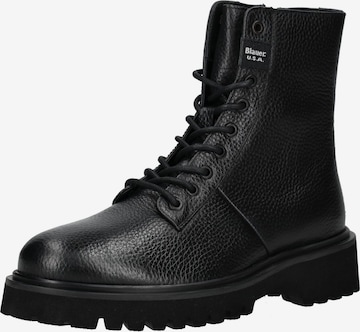 Stivale stringato di Blauer.USA in nero: frontale