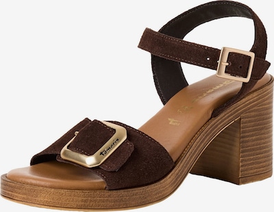 Sandalai iš Tamaris, spalva – kaštoninė spalva, Prekių apžvalga