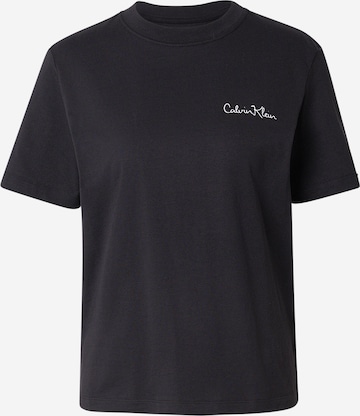 T-shirt 'CLASSIC' Calvin Klein Jeans en noir : devant