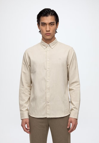 Coupe regular Chemise 'Mill' Kronstadt en blanc : devant