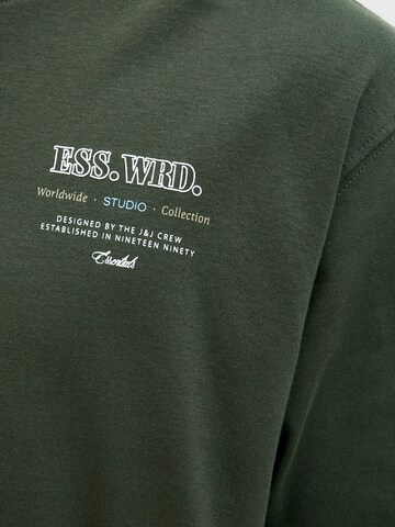 T-Shirt 'JJEUrban Edge Studio' JACK & JONES en vert