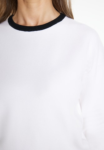 usha BLACK LABEL - Pullover 'Nowles' em branco