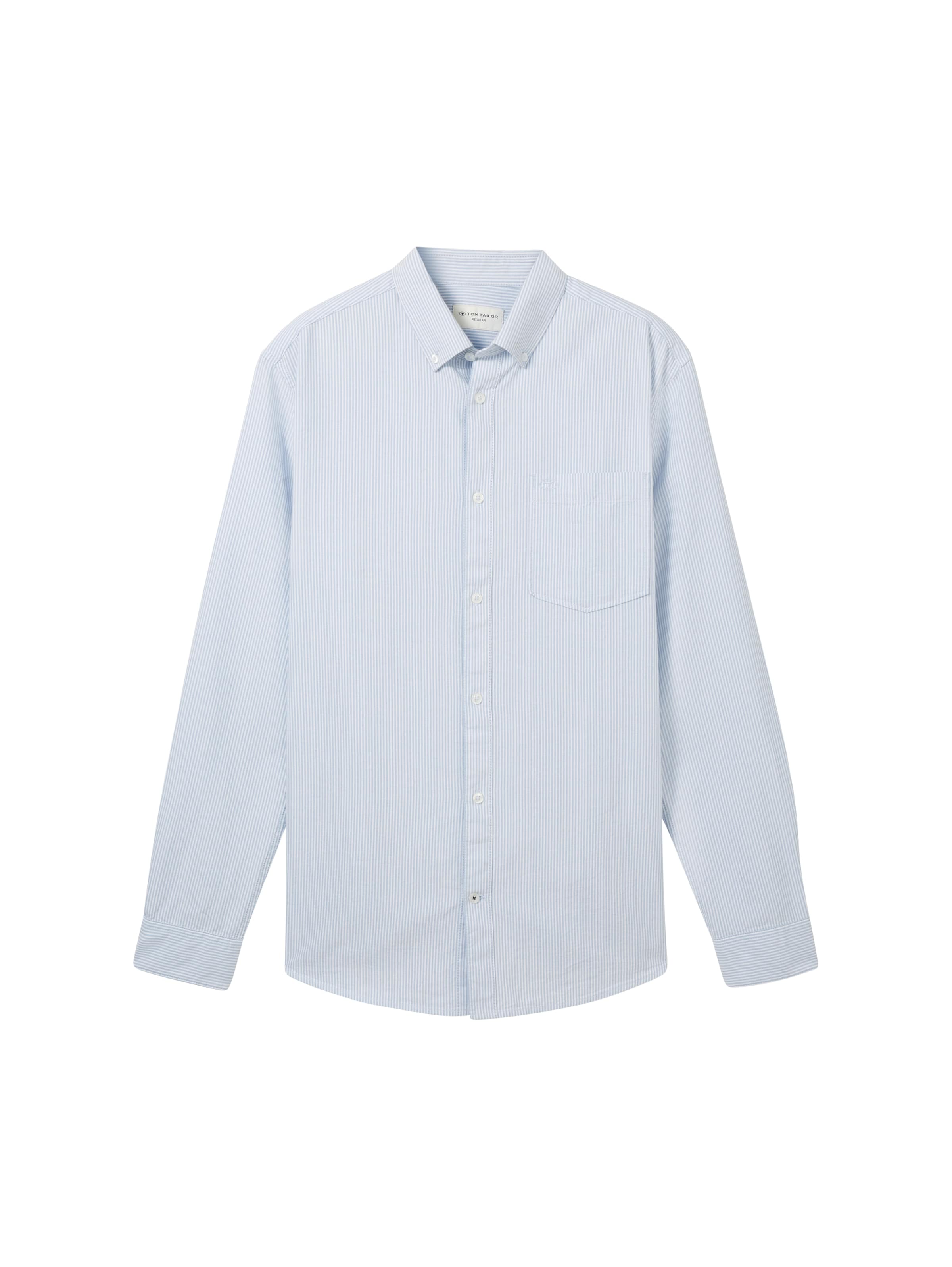 TOM TAILOR Regular Fit Hemd in Weiß: Vorderseite