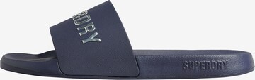 Superdry Mules in Blue: front