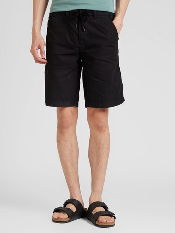 Only & Sons regular Lærredsbukser 'ONSLOC' i sort: forside
