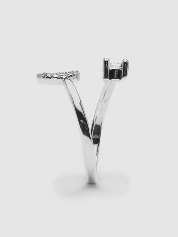 Luxenter Ring 'Alphabet D'‌‌‌ in Silber