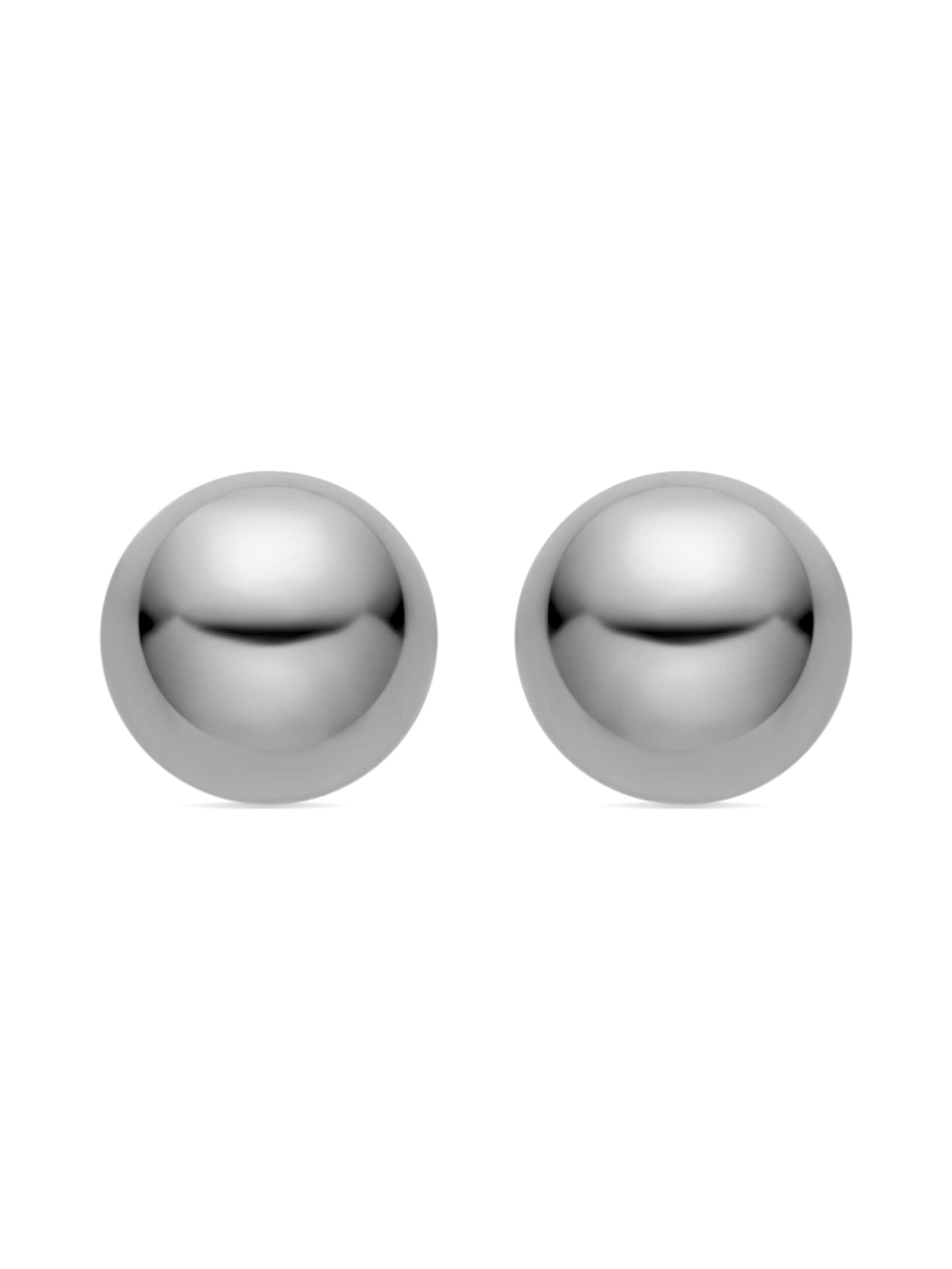 Luxenter Ohrringe 'Gnis'‌‌‌‌‌‌‌ in Silber: Vorderseite