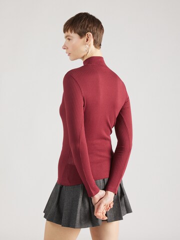 HUGO Sweter 'Dinelane' w kolorze czerwony