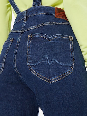 Flared Jeans con pettorina 'Everly' di Pepe Jeans in blu