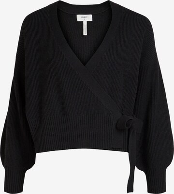 Cardigan 'Malena' OBJECT en noir : devant