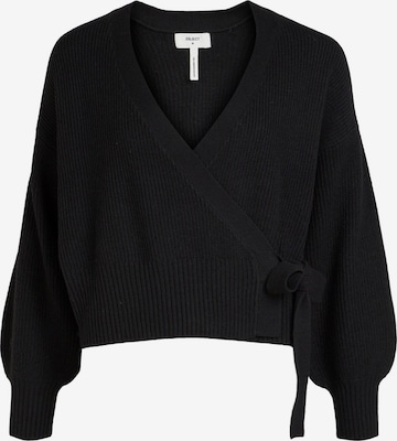 OBJECT Knit Cardigan 'Malena' in Black: front