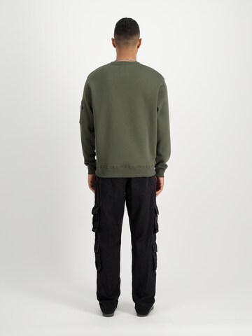ALPHA INDUSTRIES Mikina - Zelená