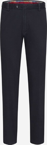 MEYER Regular Chino Pants 'Oslo' in Blue: front