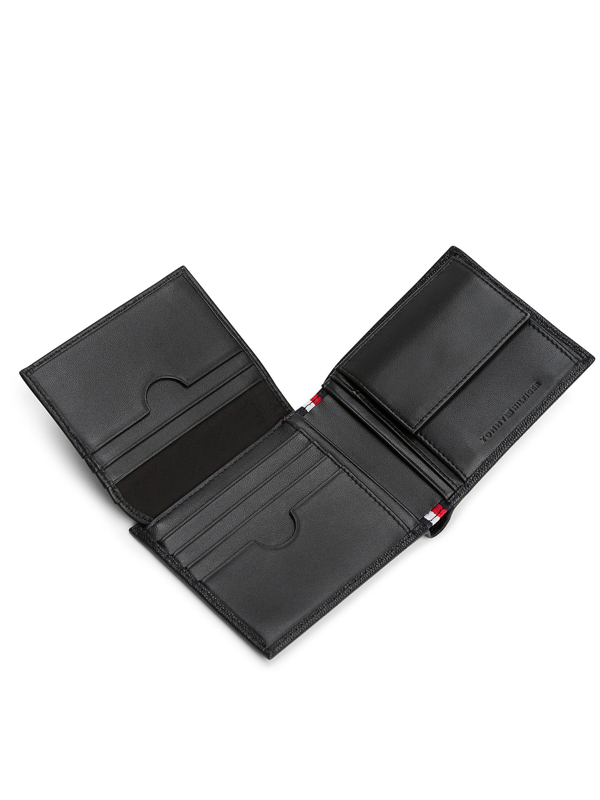 TOMMY HILFIGER Portemonnaie in Schwarz