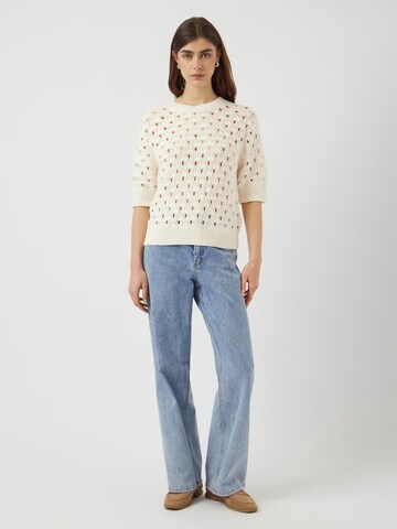 YAS Sweater 'YASMansa' in White