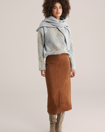 WE Fashion Rok in Bruin