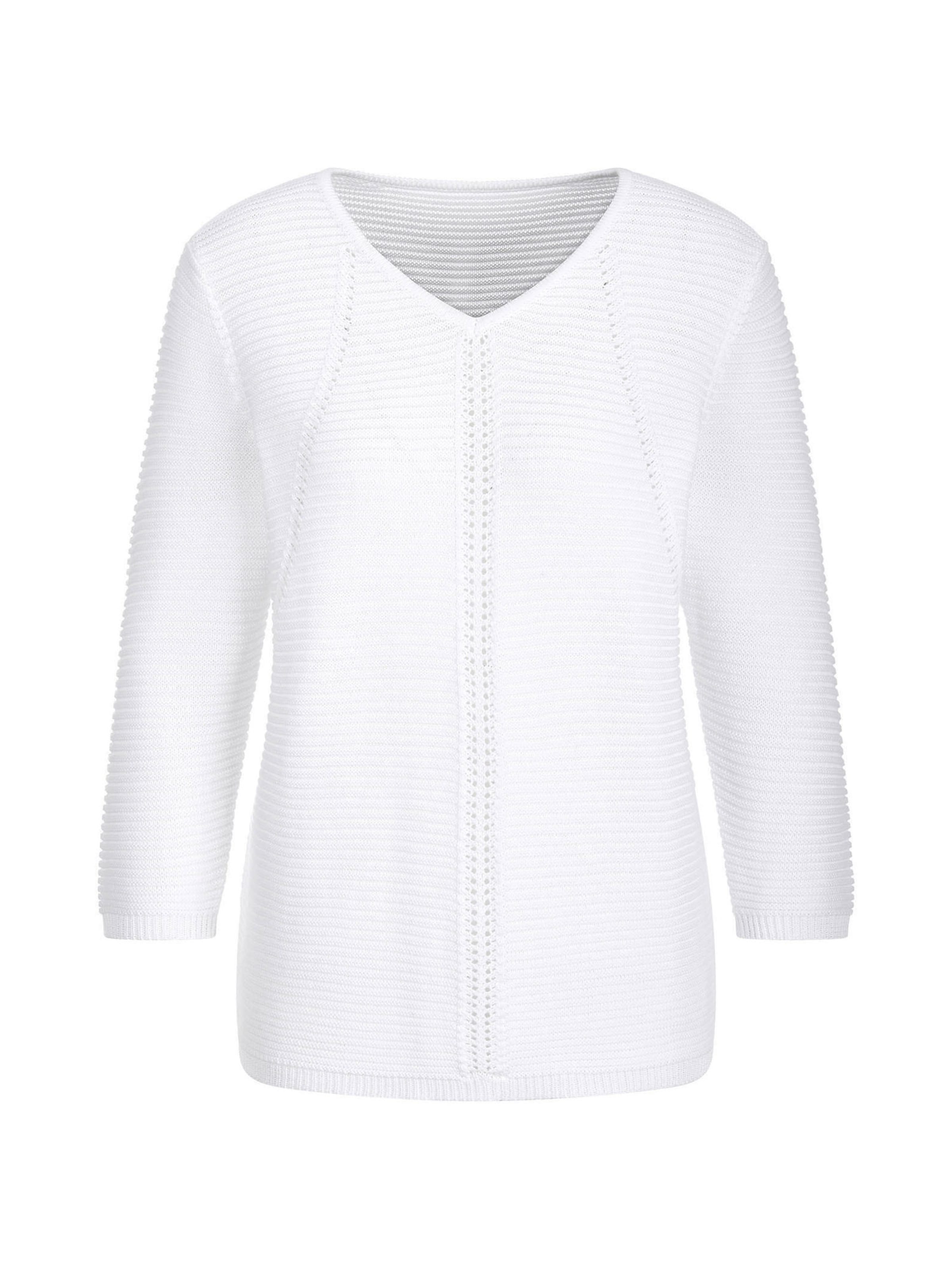 Pull-over Goldner en blanc : devant