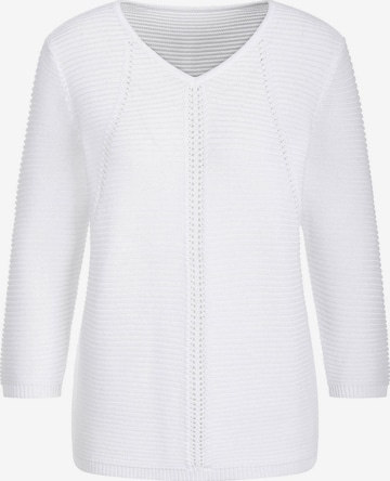 Pull-over Goldner en blanc : devant