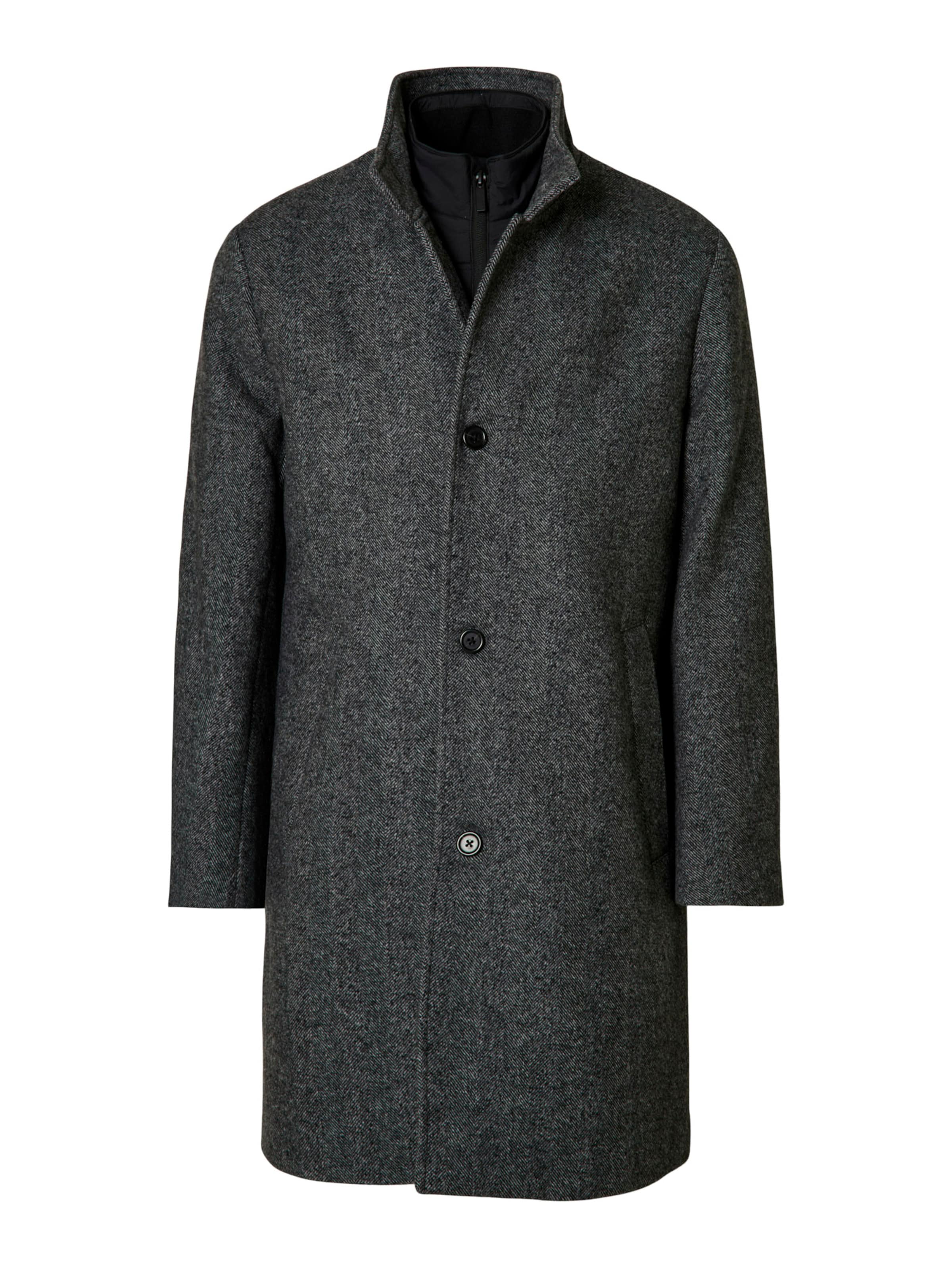 juoda SELECTED Demisezoninis paltas 'SLHRainar': priekis