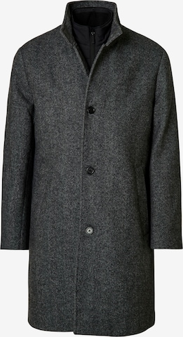 Cappotto di mezza stagione 'SLHRainar' di SELECTED in nero: frontale