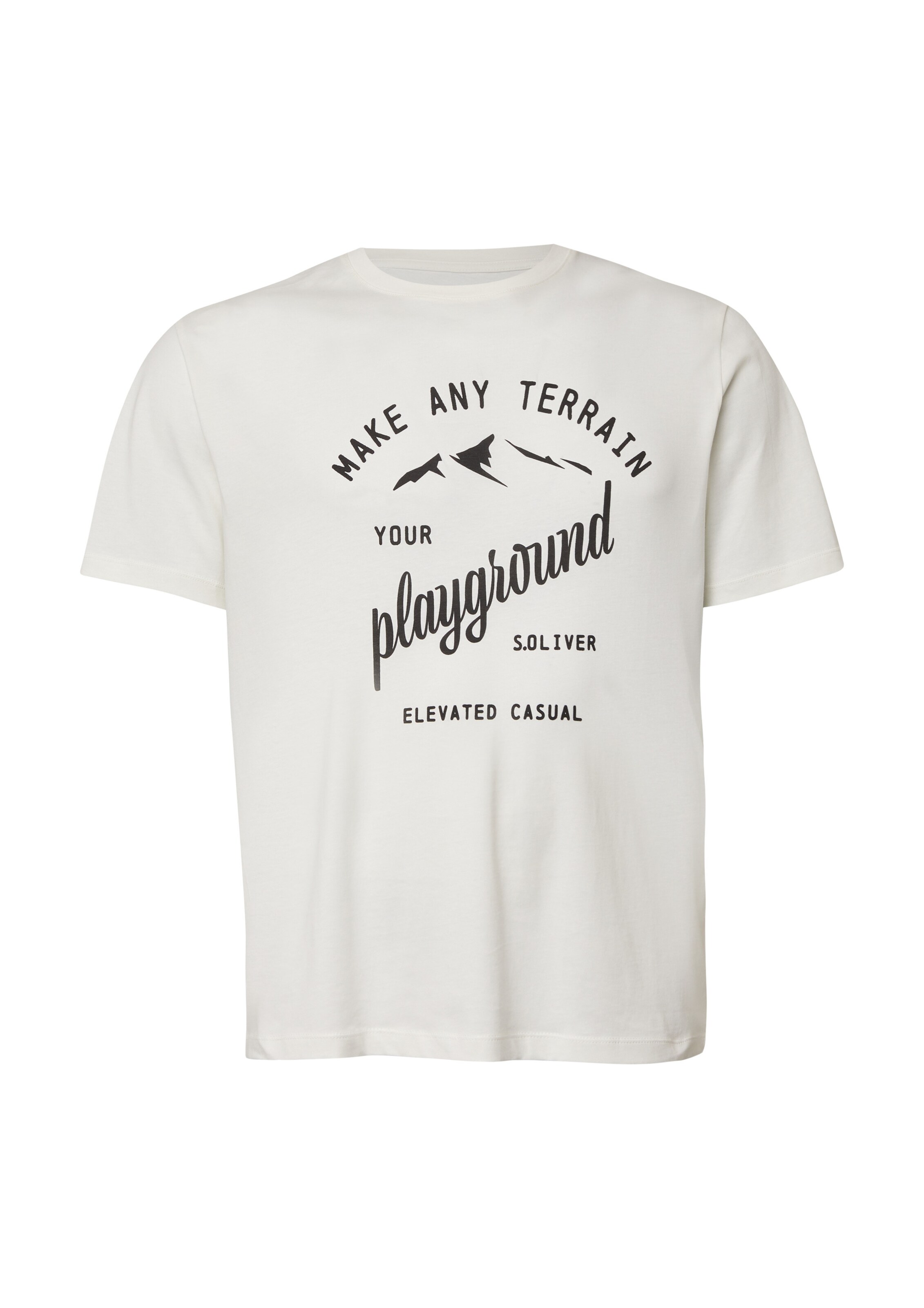T-Shirt s.Oliver en blanc : devant