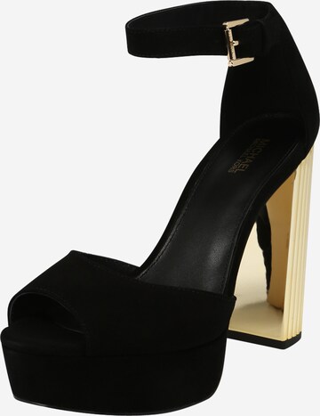 MICHAEL Michael Kors Strap Sandals in Black: front