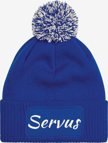 Youth Designz Mütze 'Servus' in Blau: Vorderseite