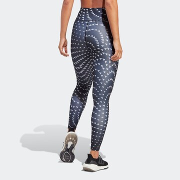 ADIDAS PERFORMANCE Skinny Sportbroek 'Essentials Brand Love' in Blauw