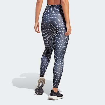 ADIDAS PERFORMANCE Skinny Workout Pants 'Essentials Brand Love' in Blue