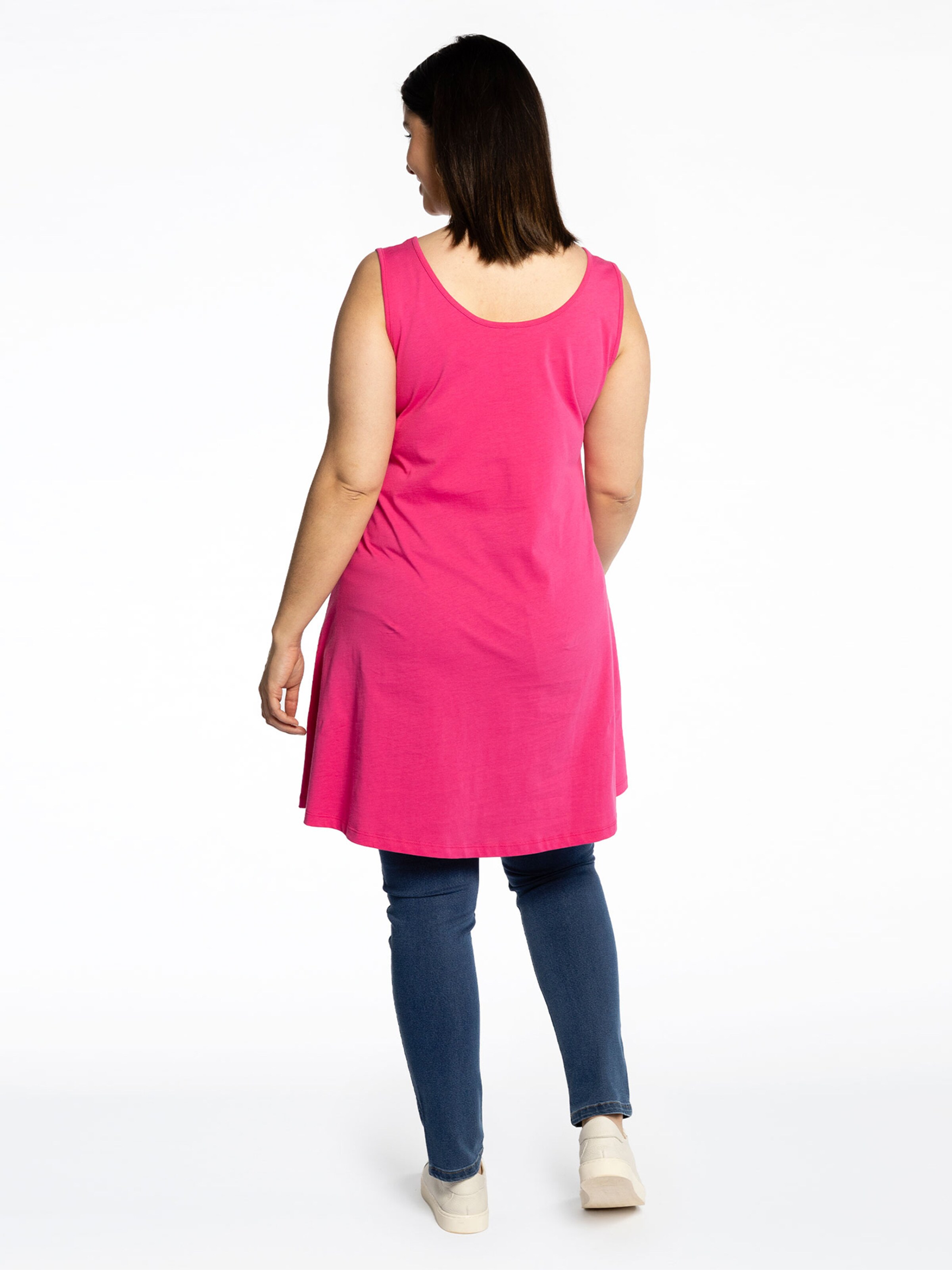 YOEK Top ' COTTON ' in Pink