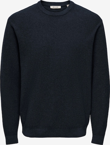 Pullover di Only & Sons in blu: frontale