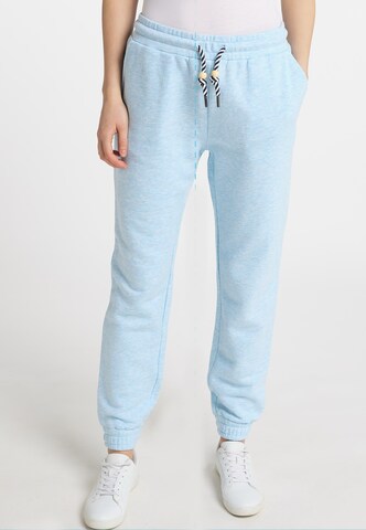 Schmuddelwedda Tapered Broek 'Nahima' in Blauw: voorkant