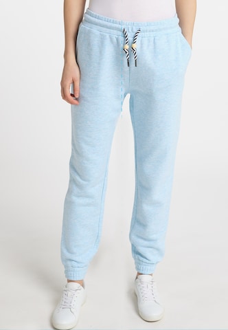 Schmuddelwedda Tapered Broek 'Nahima' in Blauw: voorkant