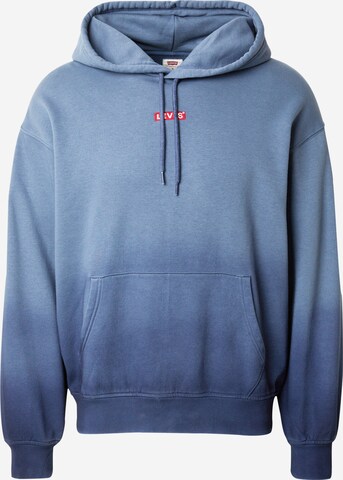 LEVI'S ® Sweatshirt 'Relaxed Baby Tab Hoodie' in Blue: front