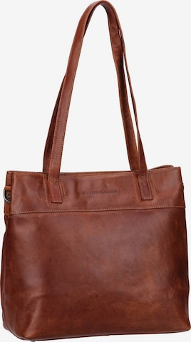 The Chesterfield Brand Schultertasche in Braun: Vorderseite